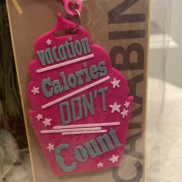 🆕NIP: ROYAL DELUXE- 2 Large Luggage/Backpack Tags- Sundae & Vacation Calories - Picture 6 of 6